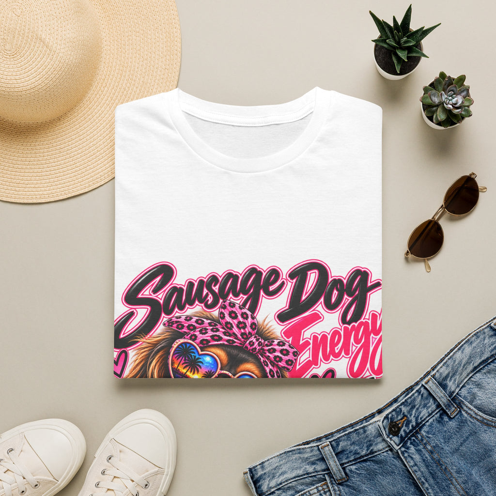 Sausage Dog Energy — Dachshund Graphic Tee