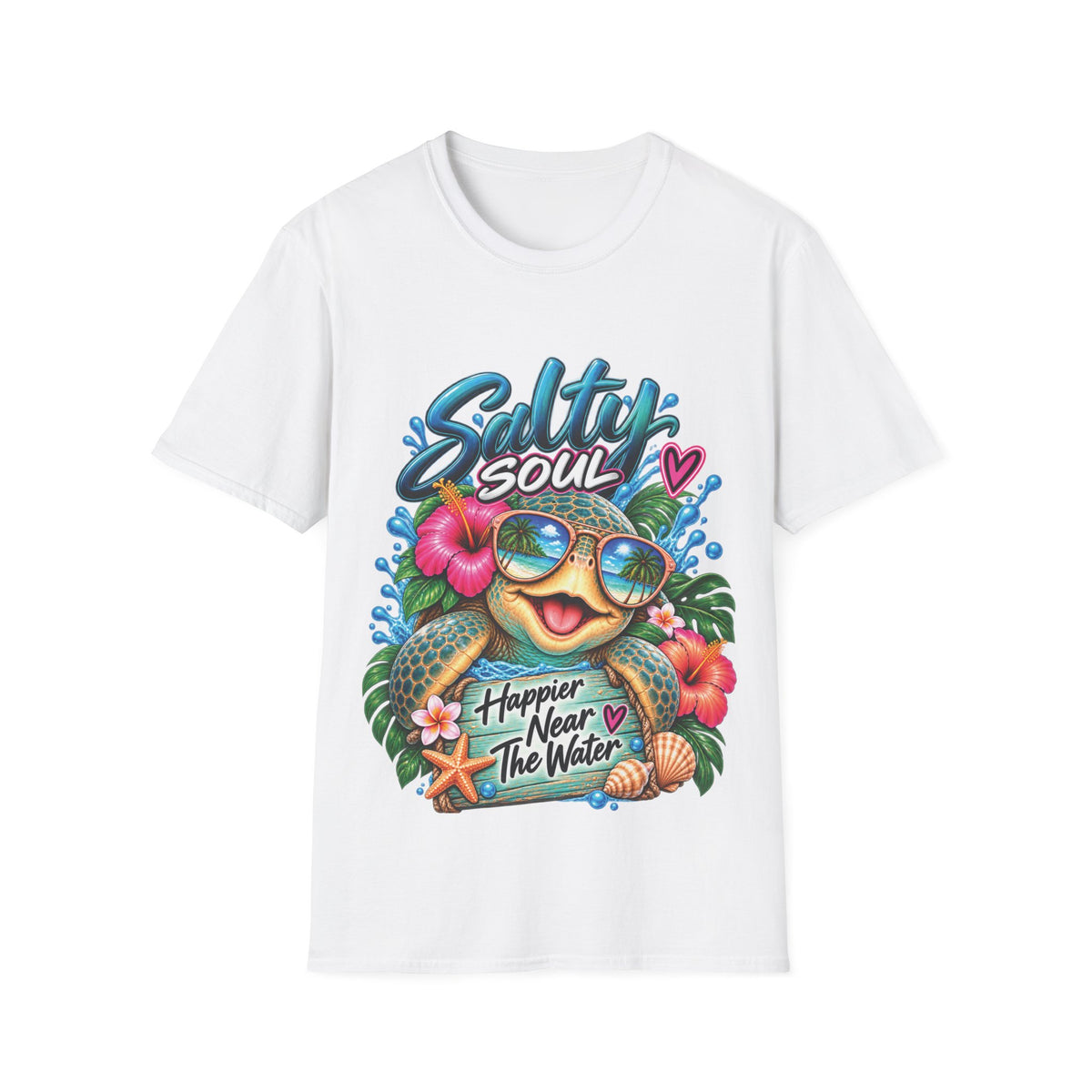 Salty Soul — Tropical Turtle Beach Tee