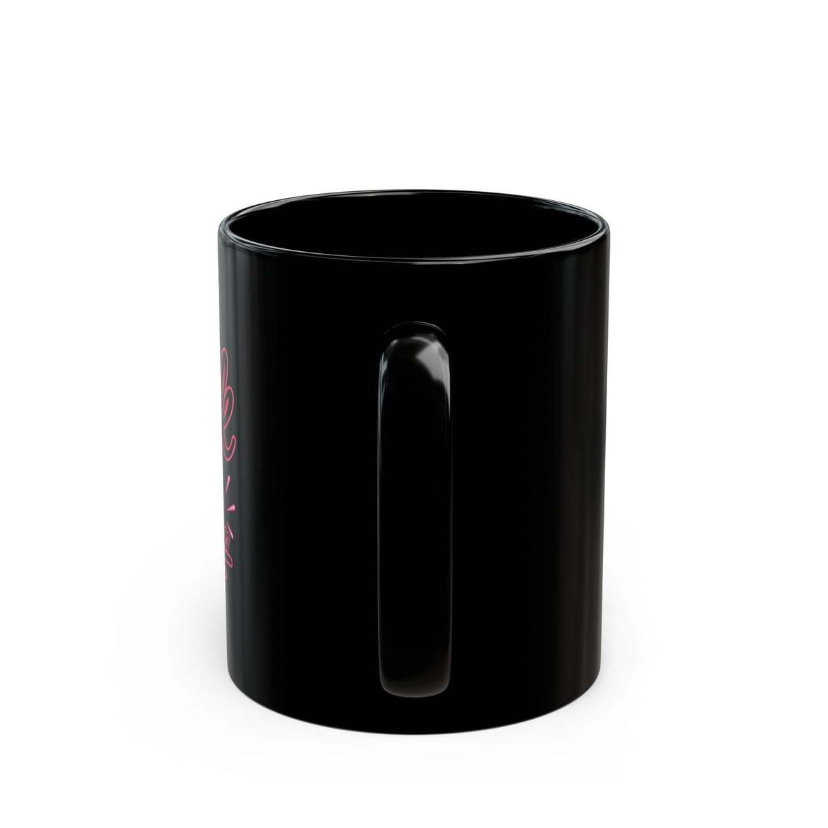 Black Ceramic Mug (11oz & 15oz) — Bold Gift for Coffee Lovers
