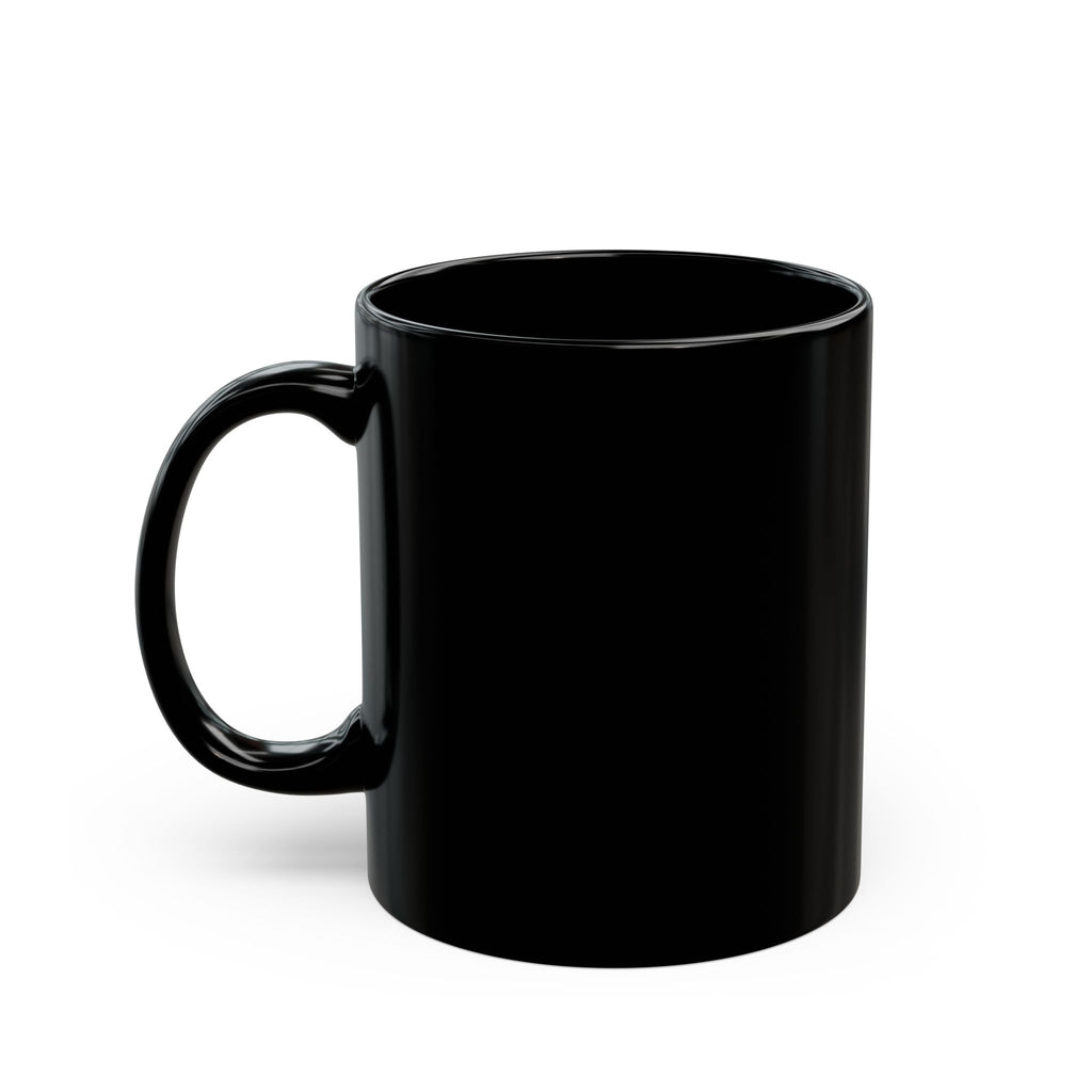 Black Ceramic Mug (11oz & 15oz) — Bold Gift for Coffee Lovers
