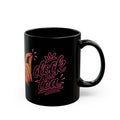 Black Ceramic Mug (11oz & 15oz) — Bold Gift for Coffee Lovers
