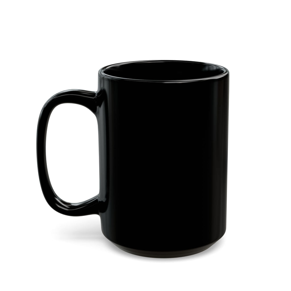 Black Ceramic Mug (11oz & 15oz) — Bold Gift for Coffee Lovers